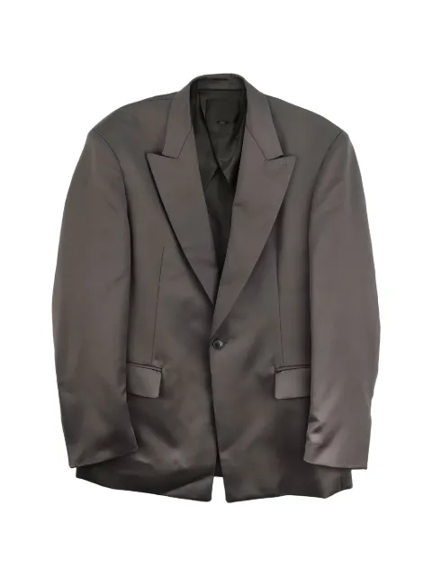 Omar Afridi peak-lapels single-breasted jacket