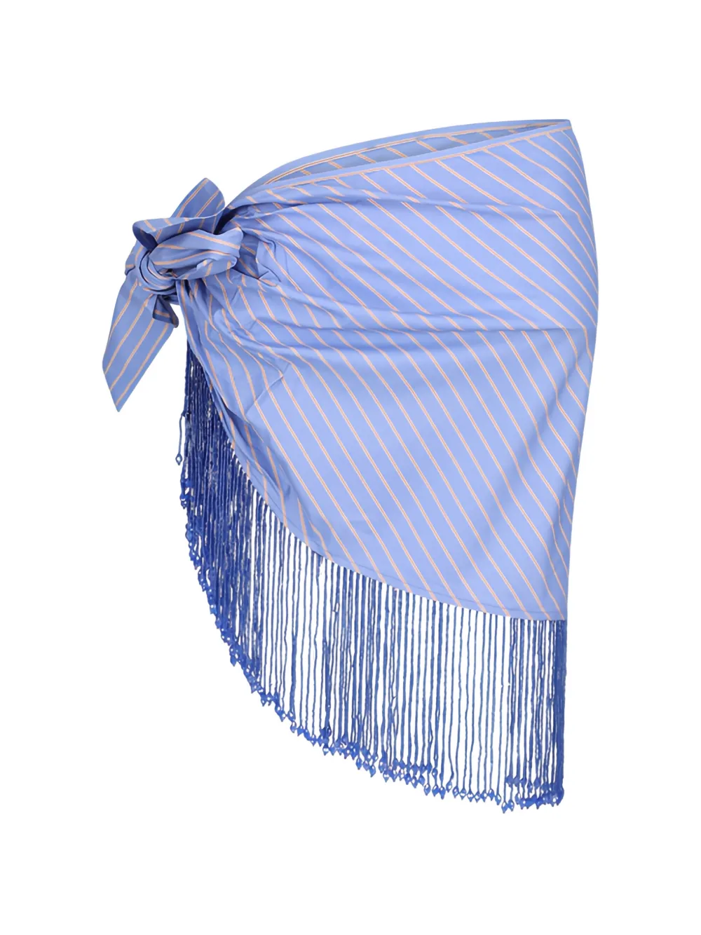 THE ANDAMANE Dolly fringed pareo - Blau