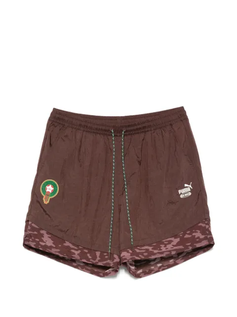 PUMA x Salehe Bembury x Morocco camo-print logo-patch shorts