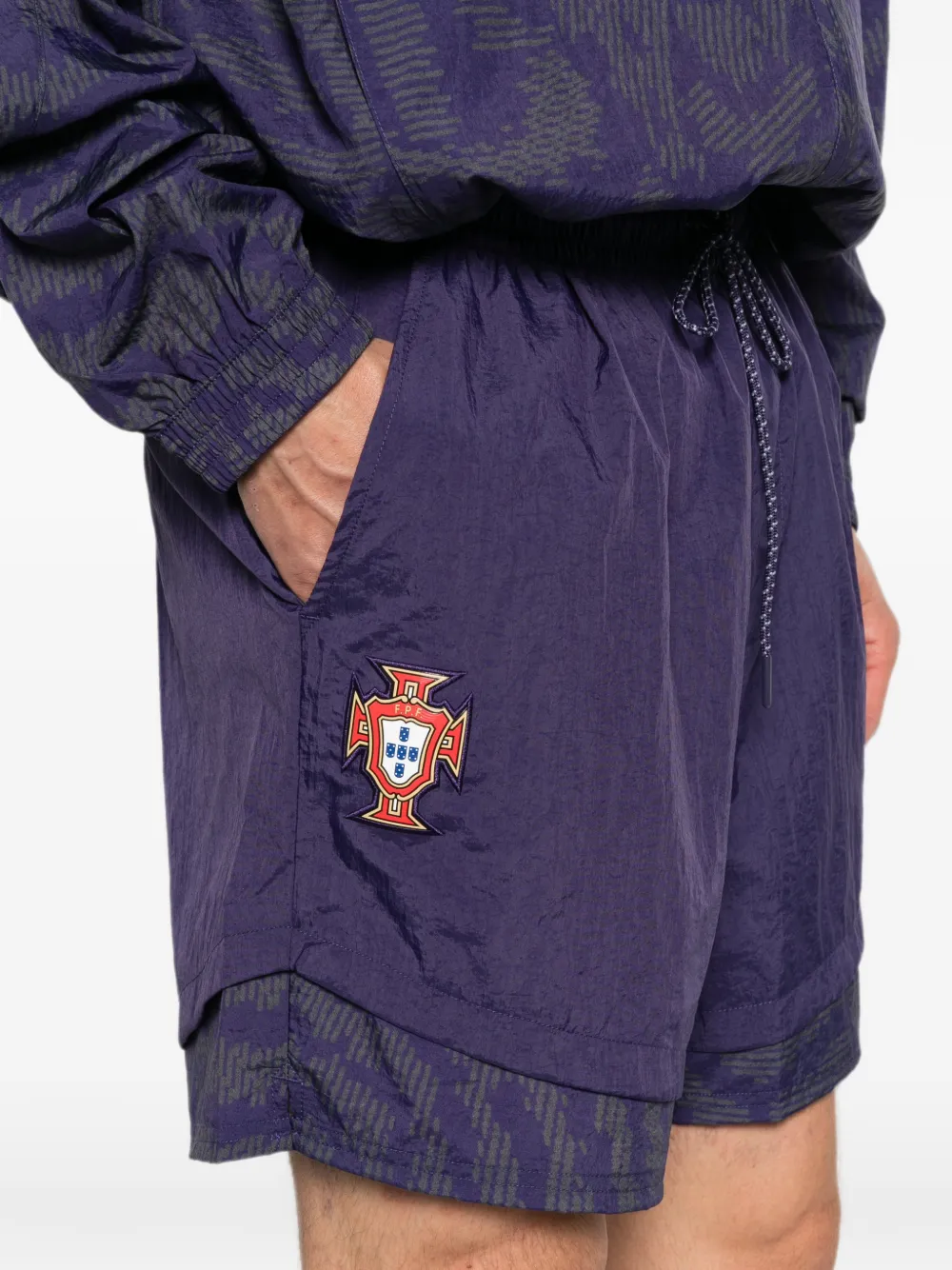 PUMA x FPF x SB King shorts met trekkoord en logopatch Paars