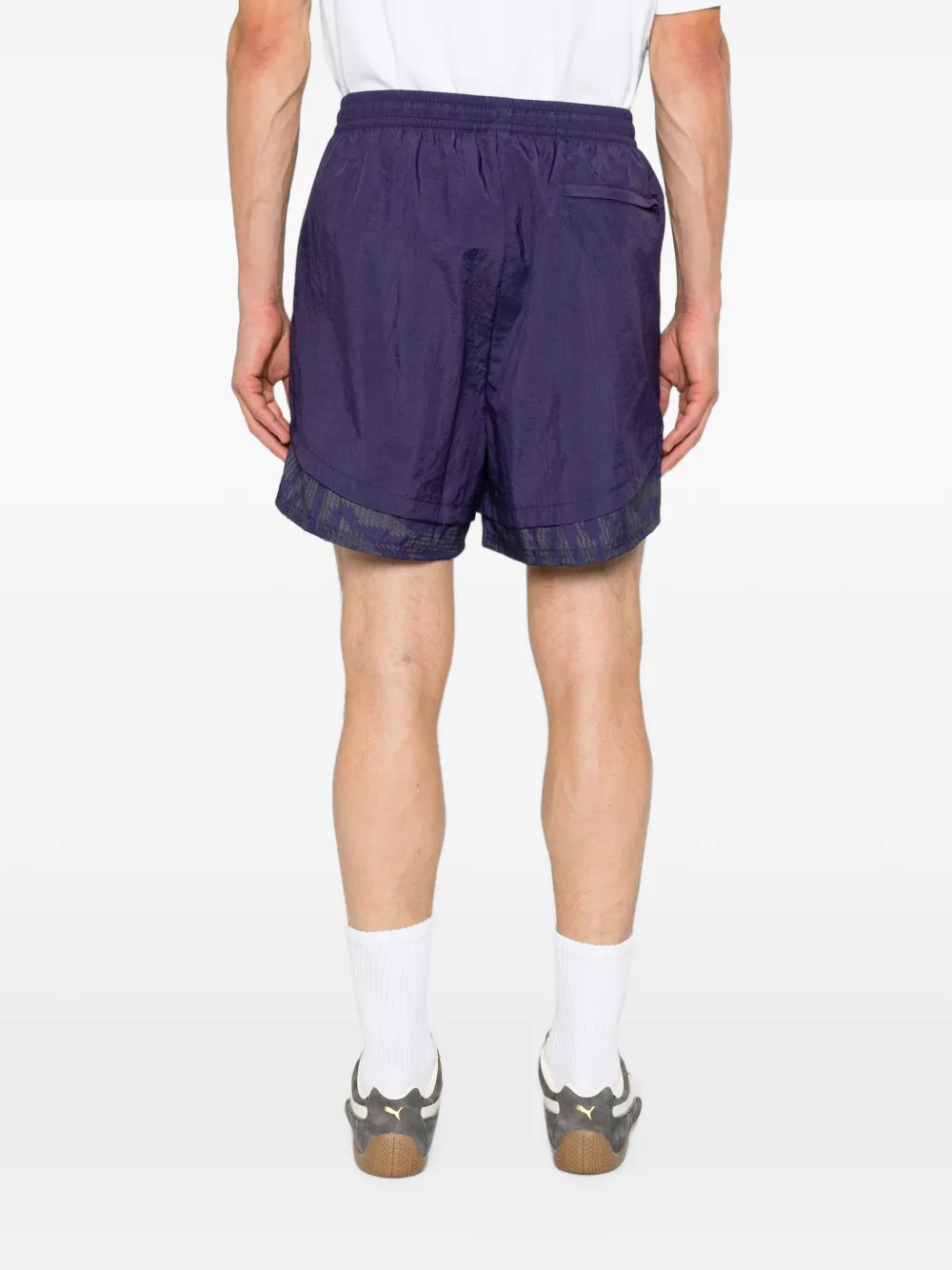 PUMA x FPF x SB King shorts met trekkoord en logopatch Paars