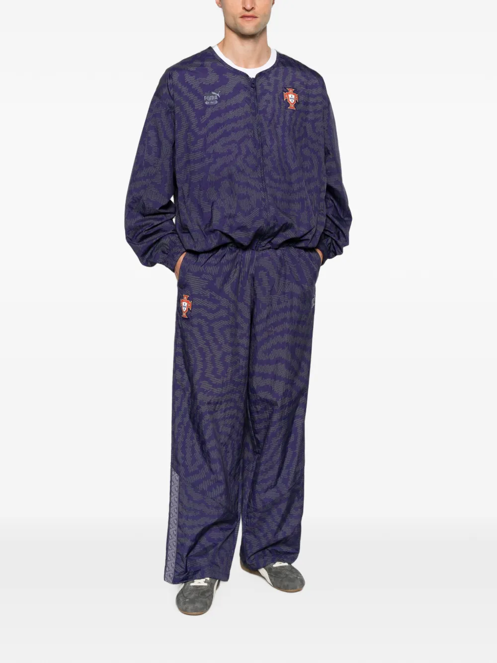 PUMA x FPF x SB King graphic-print track pants - Viola