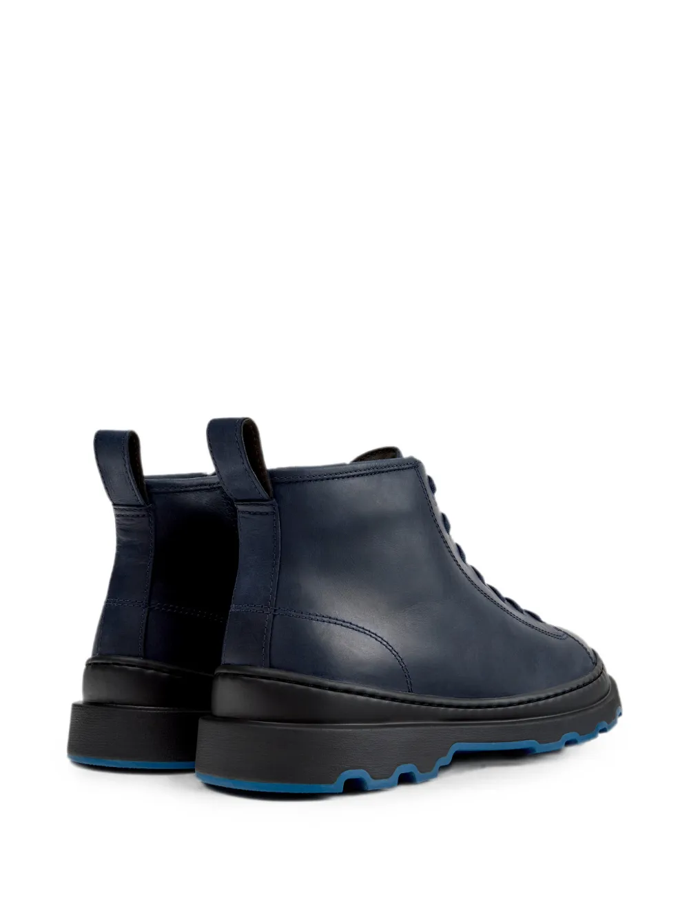Camper Brutus+ nubuck-leather ankle boots Blauw