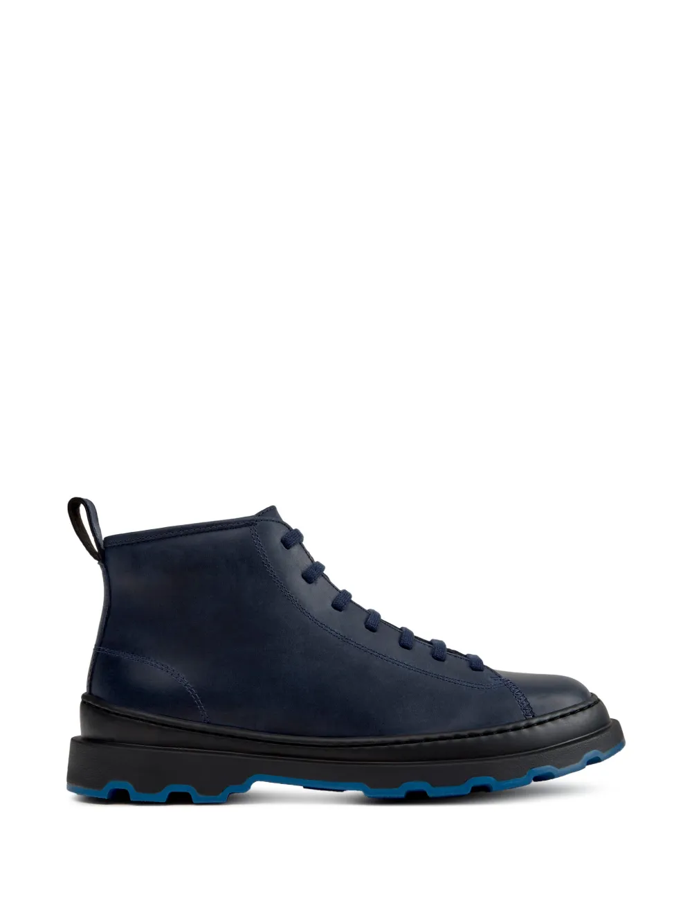 Camper Brutus+ nubuck-leather ankle boots Blauw