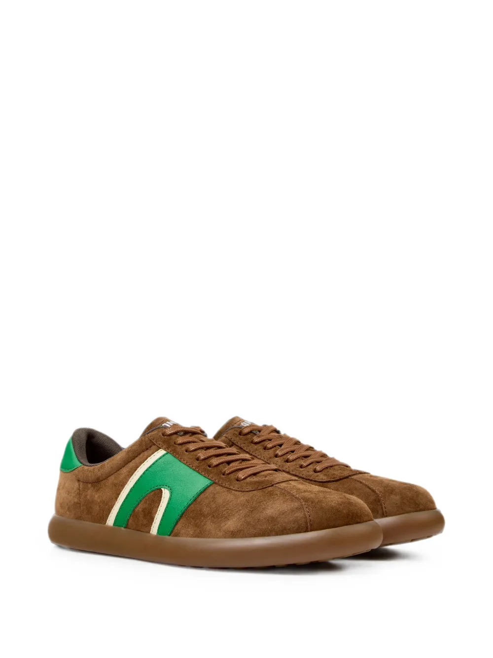 Camper Pelotas Soller nubuck leather sneakers Bruin