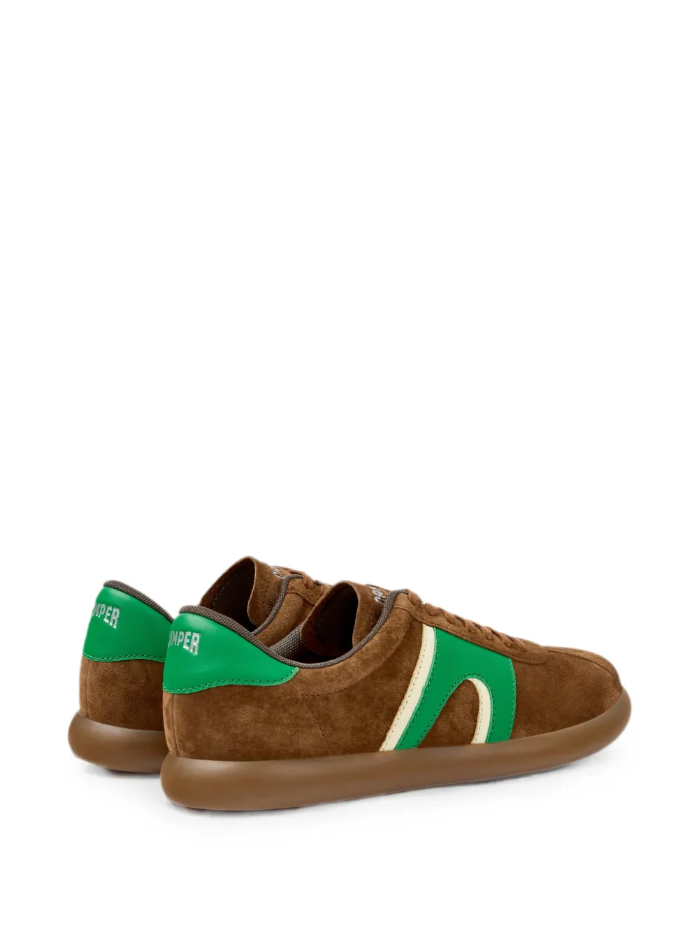 Camper Pelotas Soller nubuck leather sneakers Bruin