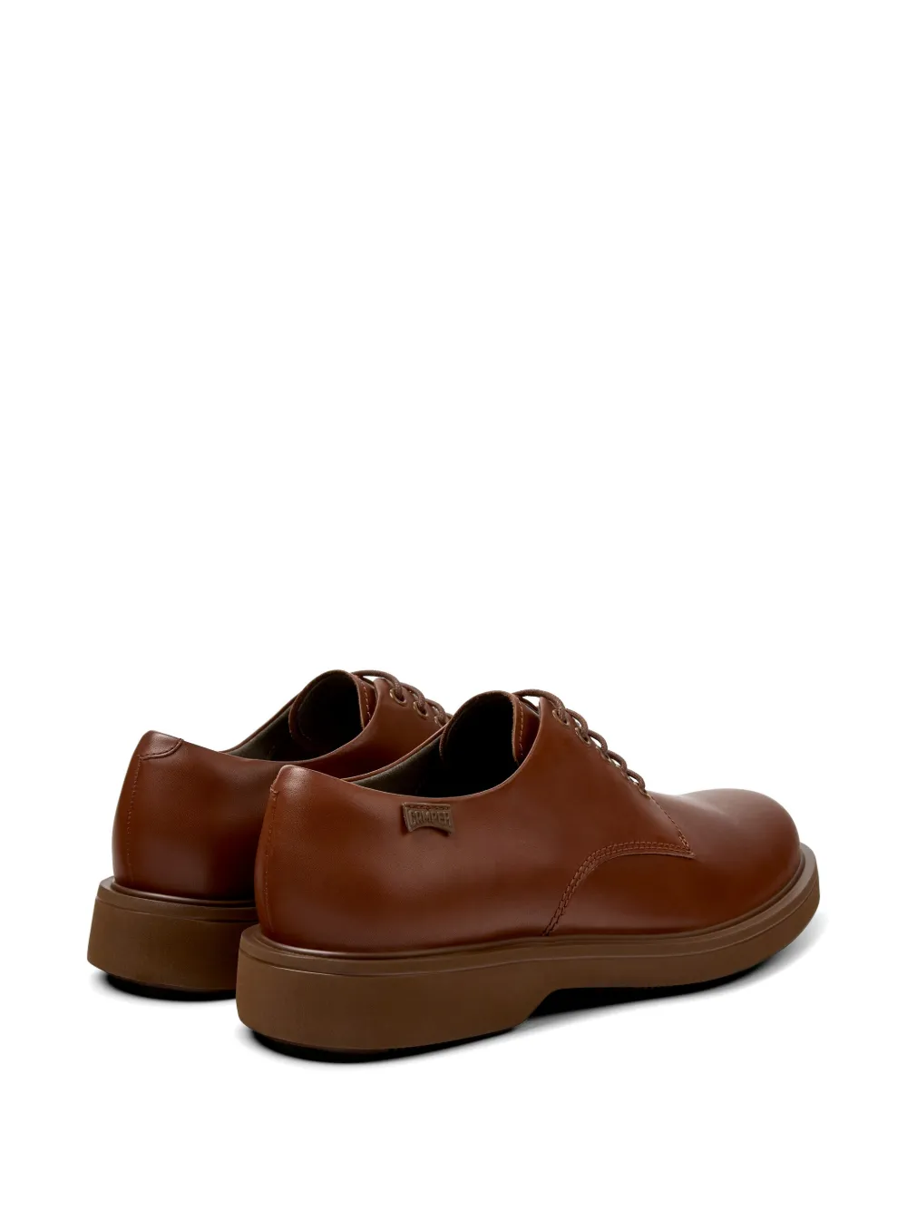 Camper Norman leren veterschoenen Bruin