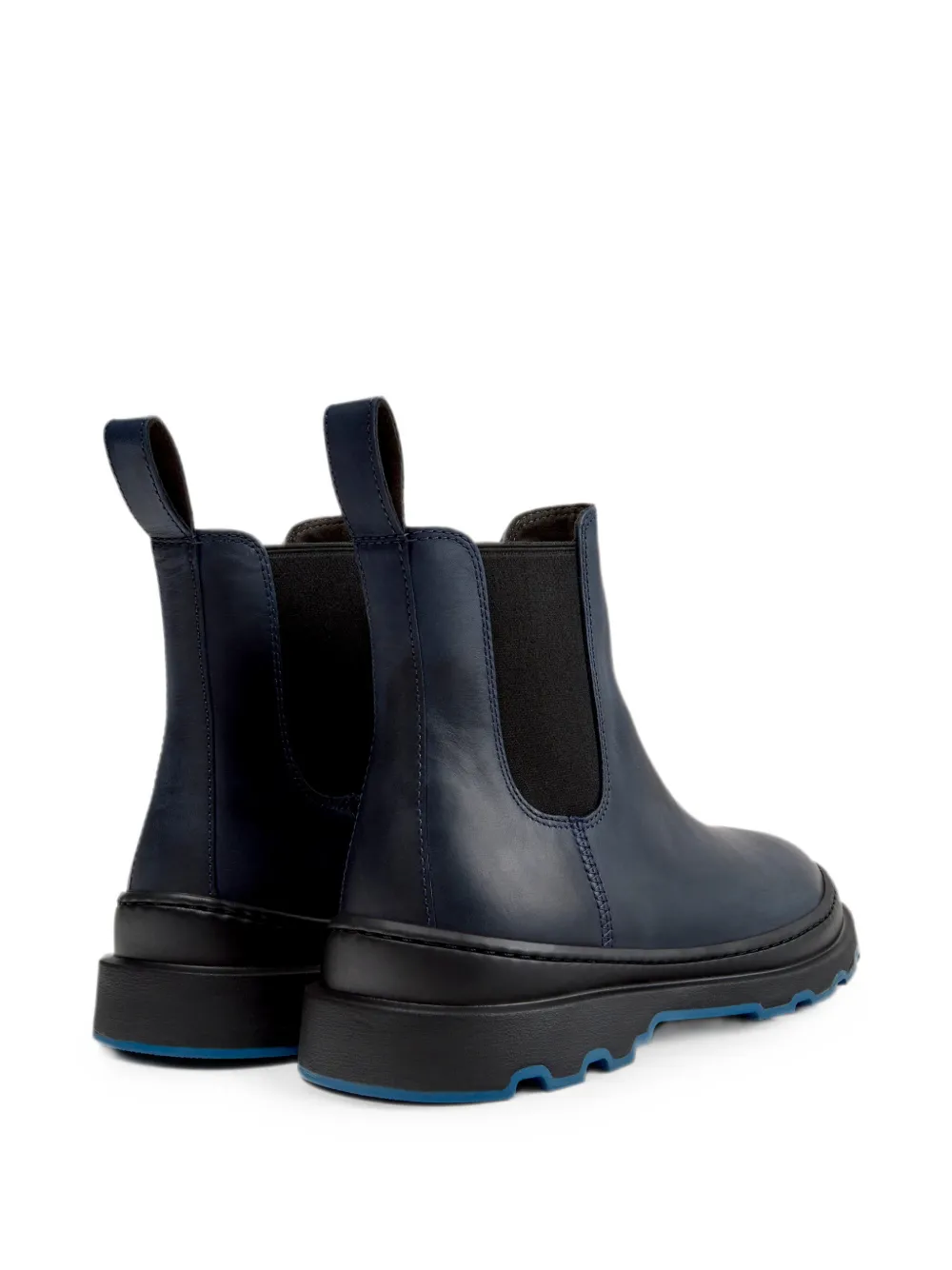 Camper Brutus+ nubuck leren enkellaarzen Blauw