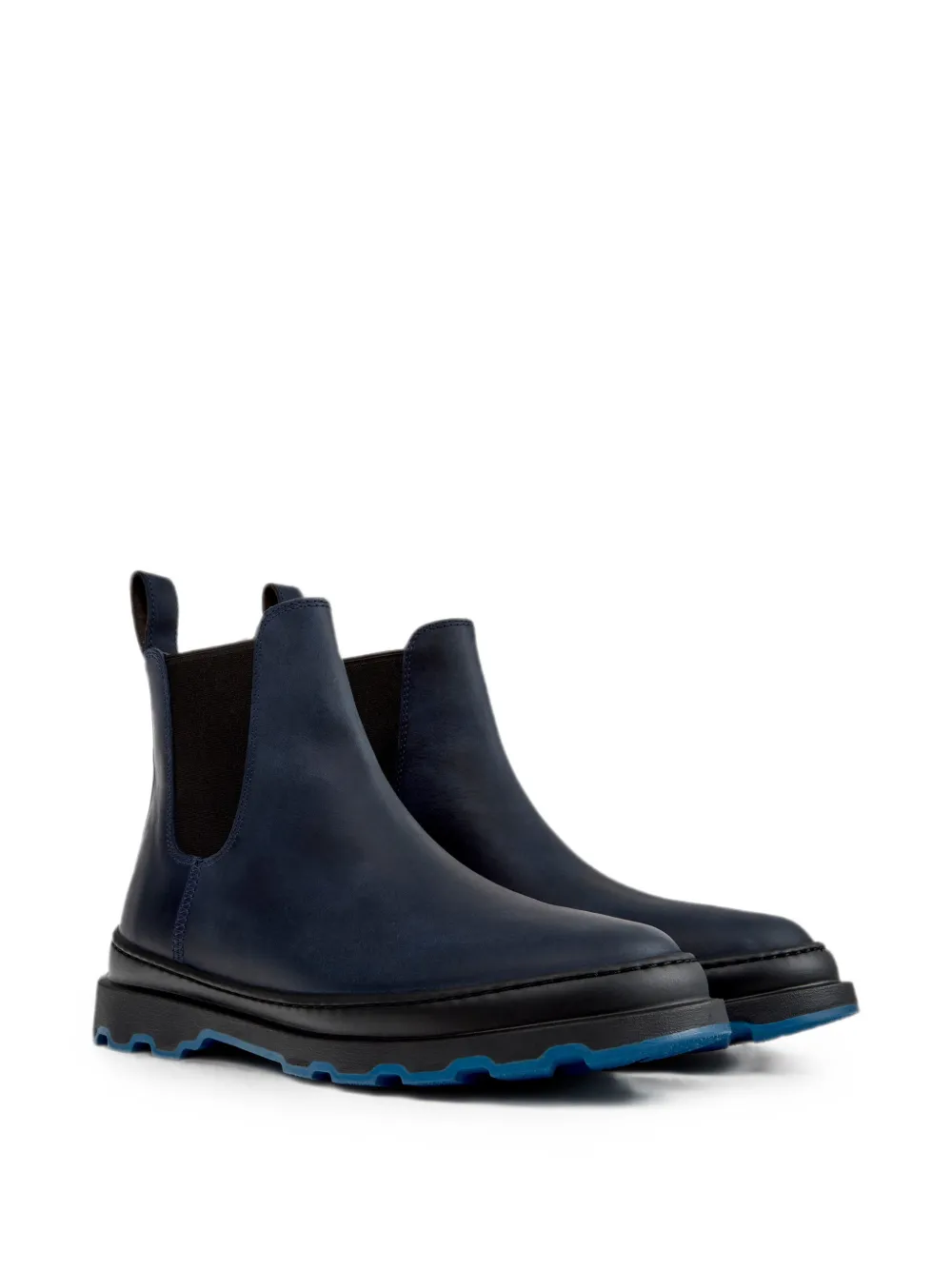 Camper Brutus+ nubuck leren enkellaarzen Blauw