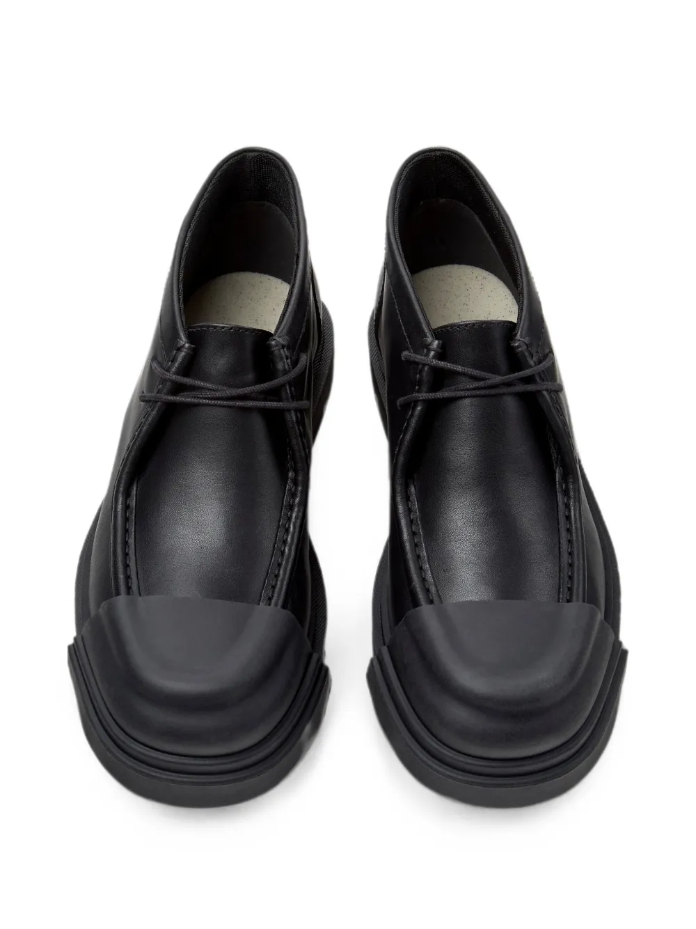 Camper Junction leather desert boots Zwart