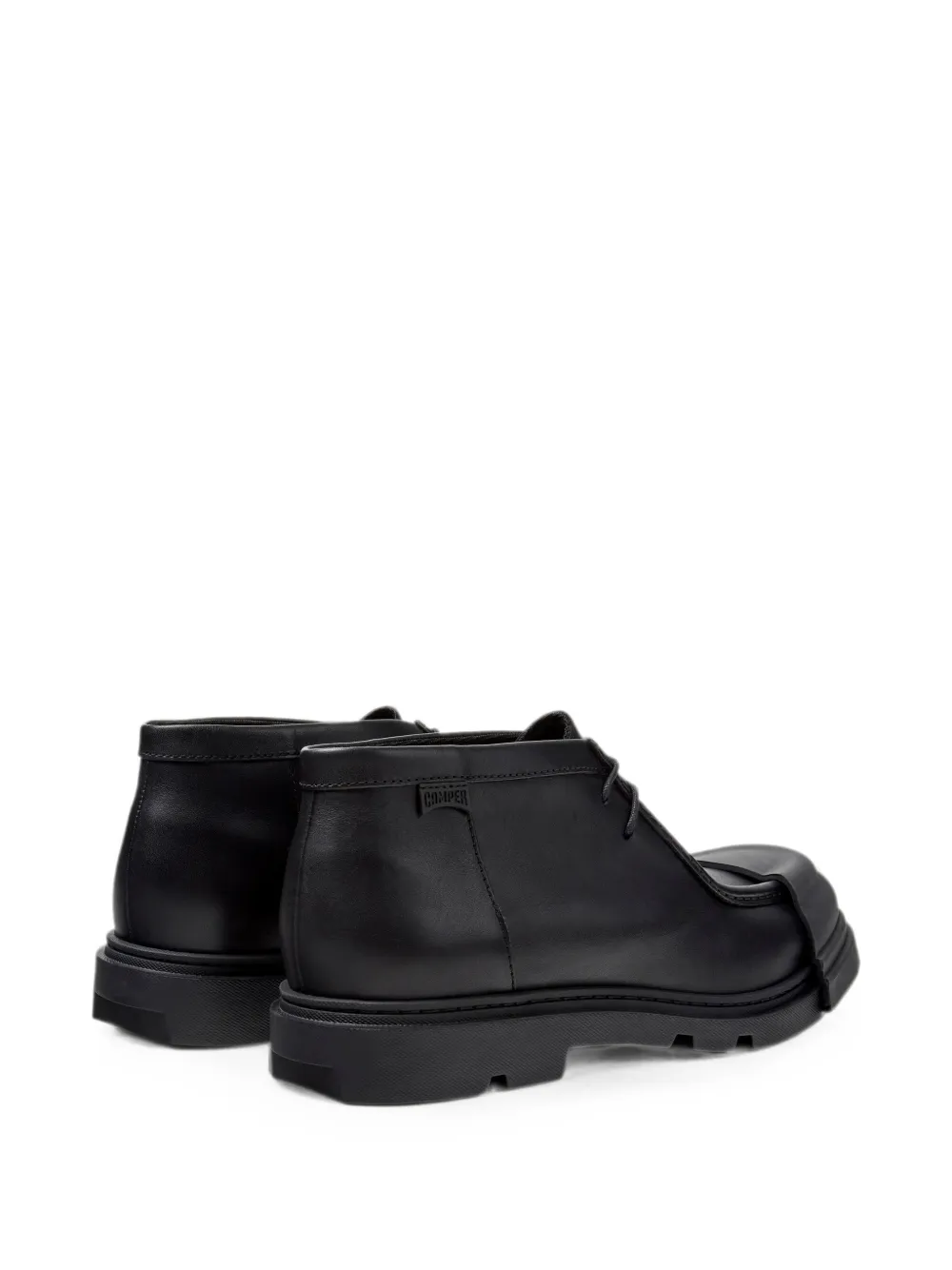 Camper Junction leather desert boots Zwart
