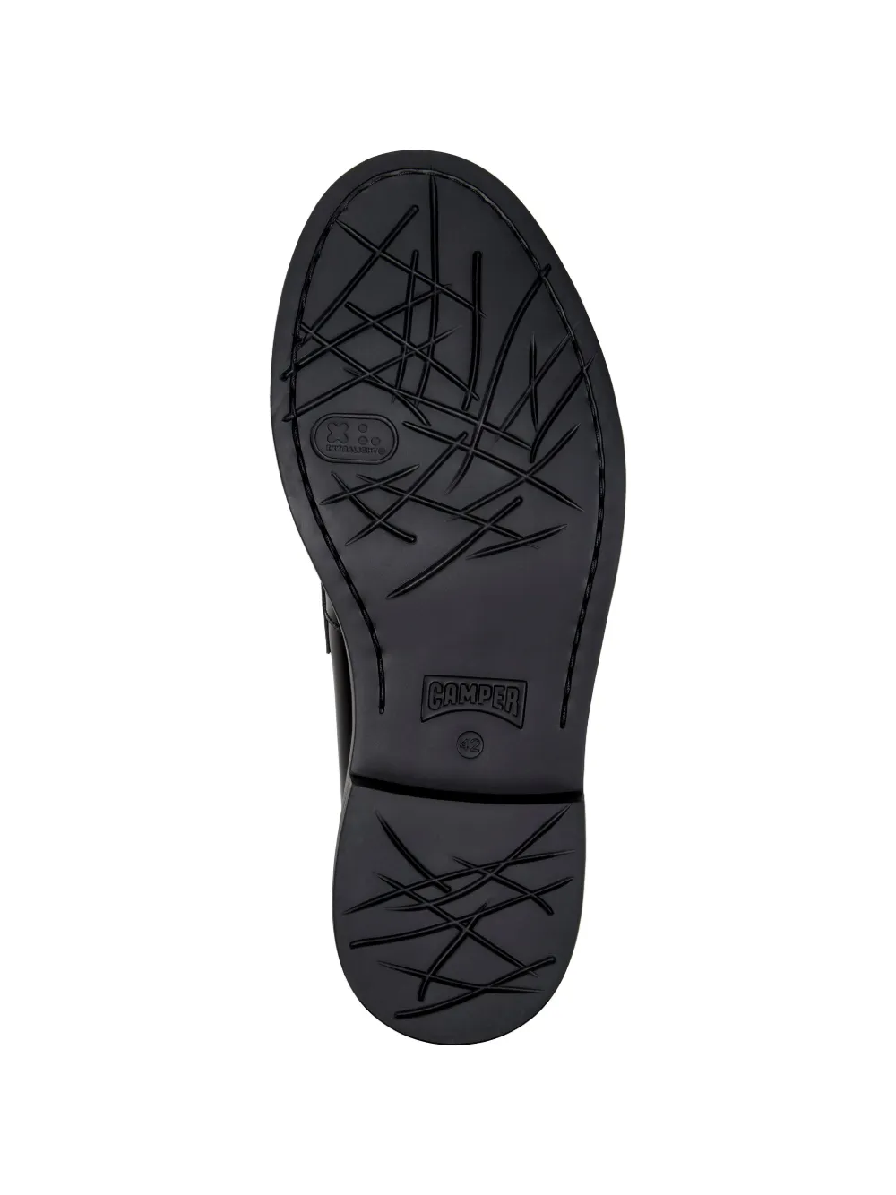 Camper Loafers met bloemenprint Zwart