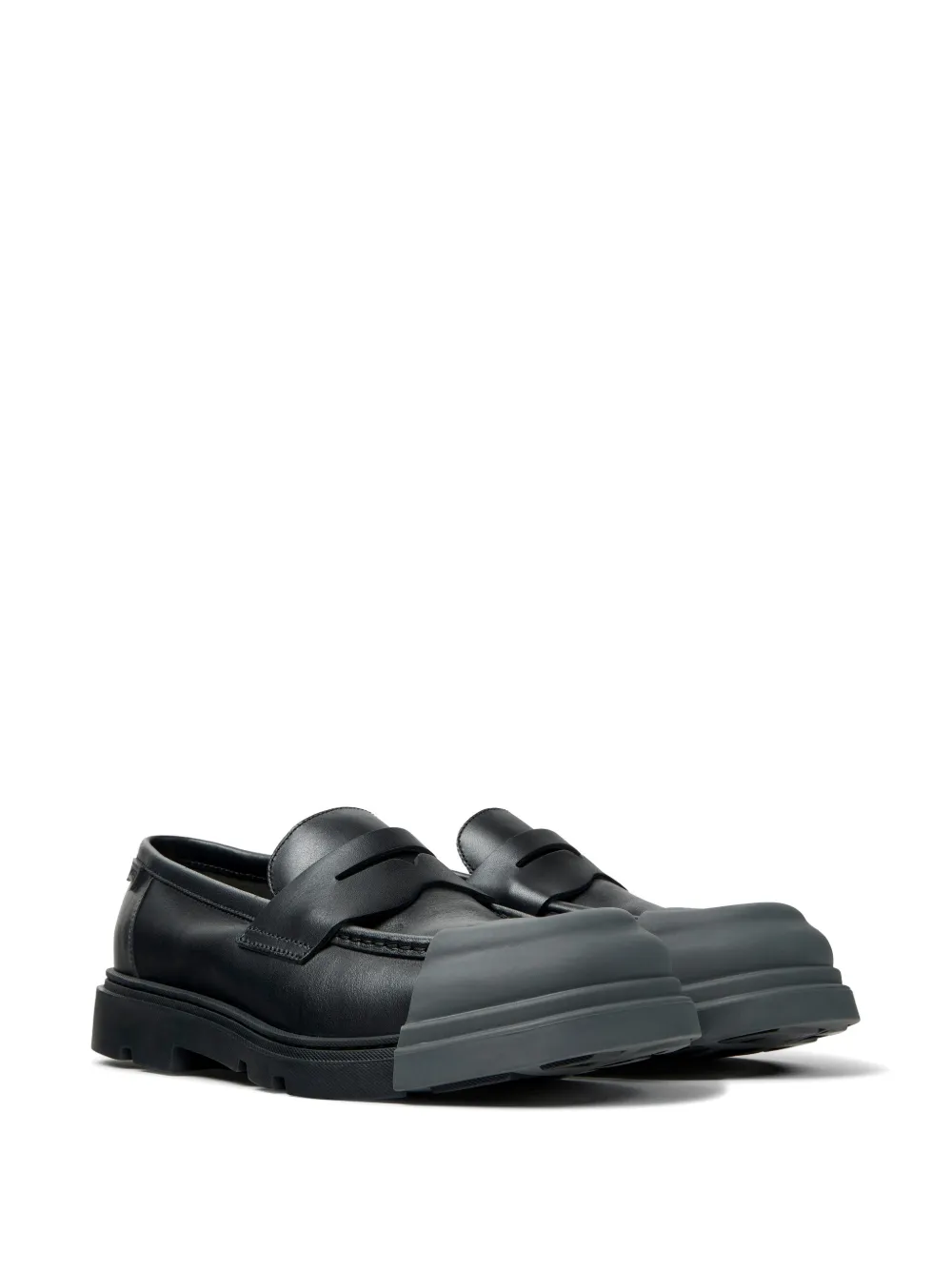 Camper Junction leather loafers Zwart