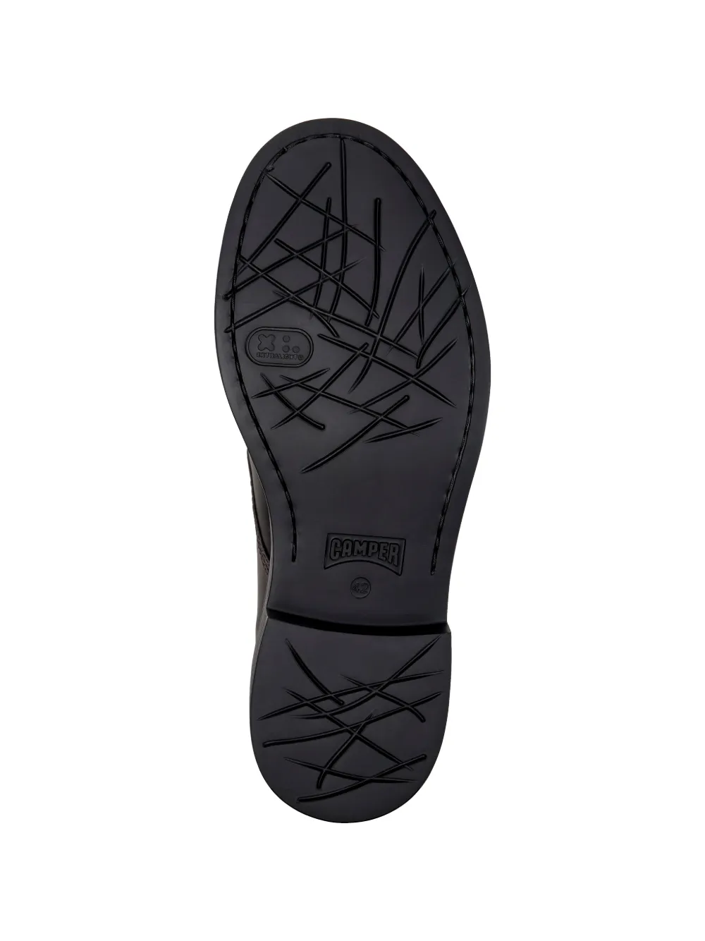 Camper Twins leather lace-up shoes Zwart