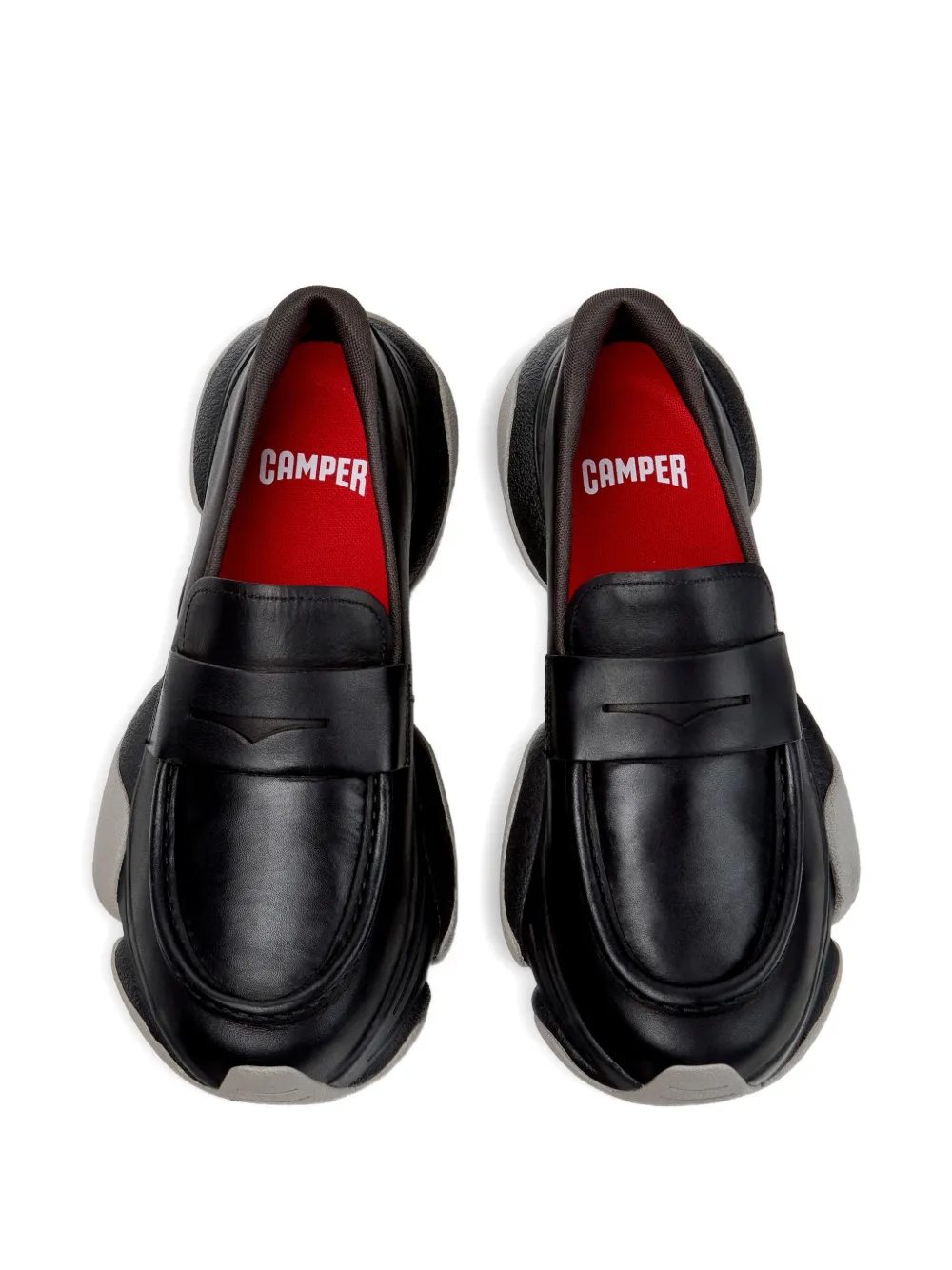 Camper Karst 2 loafers Zwart