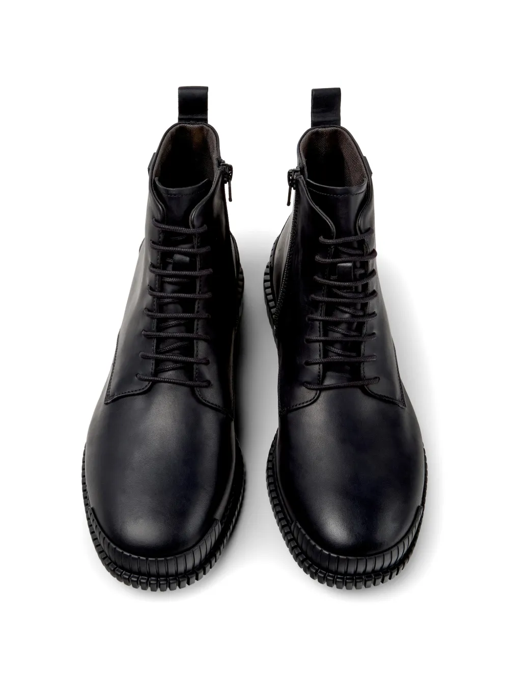 Camper Pix lace-up ankle boots Zwart