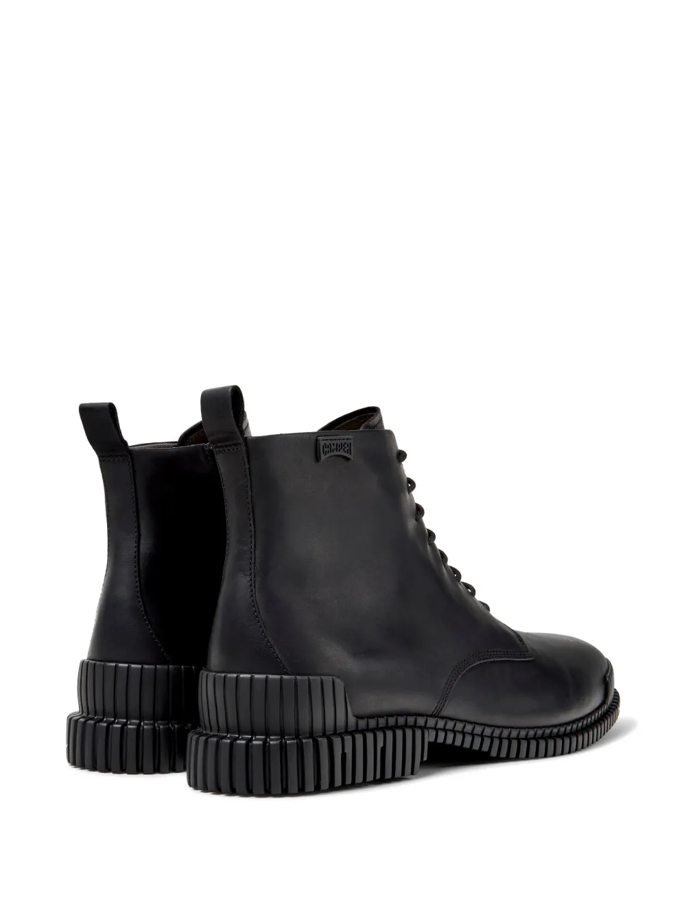 Camper Pix lace-up ankle boots Zwart