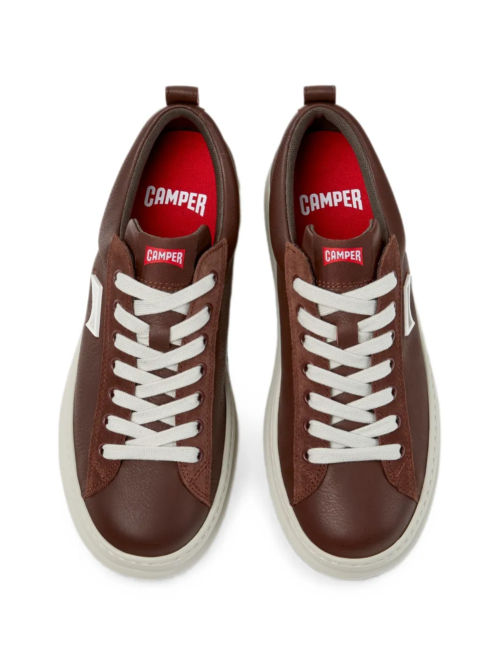 Camper Runner Four leather sneakers Bruin