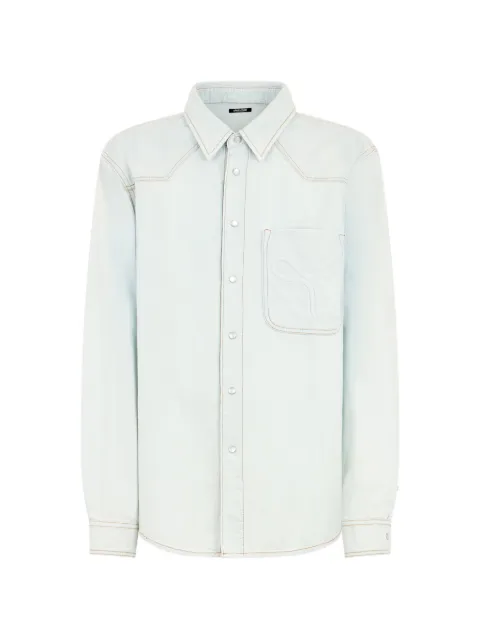 Roberto Cavalli chest-pocket shirt
