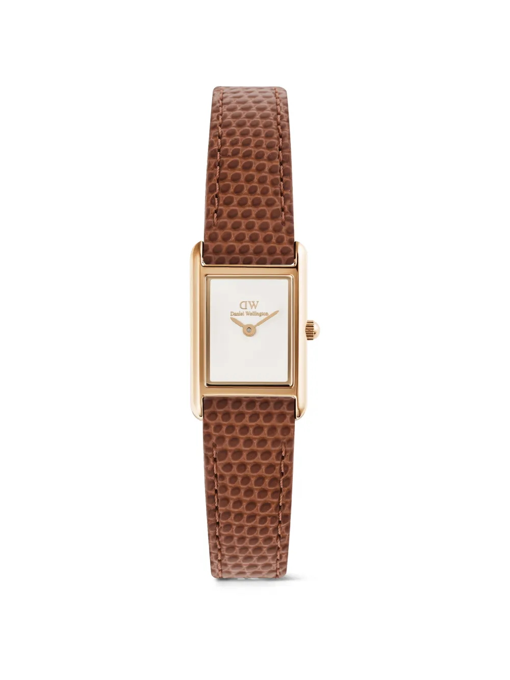Daniel Wellington Bound Mini lizard-effect 26mm watch - Bianco