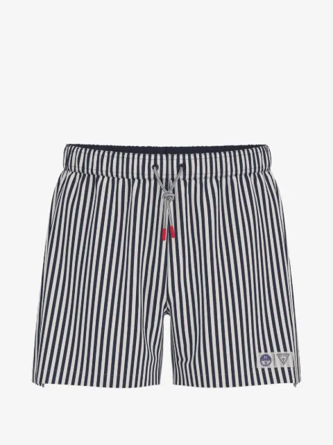 GUESS USA shorts de playa con rayas verticales