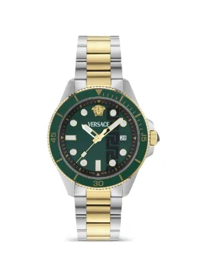 Versace グレカ 43mm 腕時計 | グリーン | FARFETCH JP