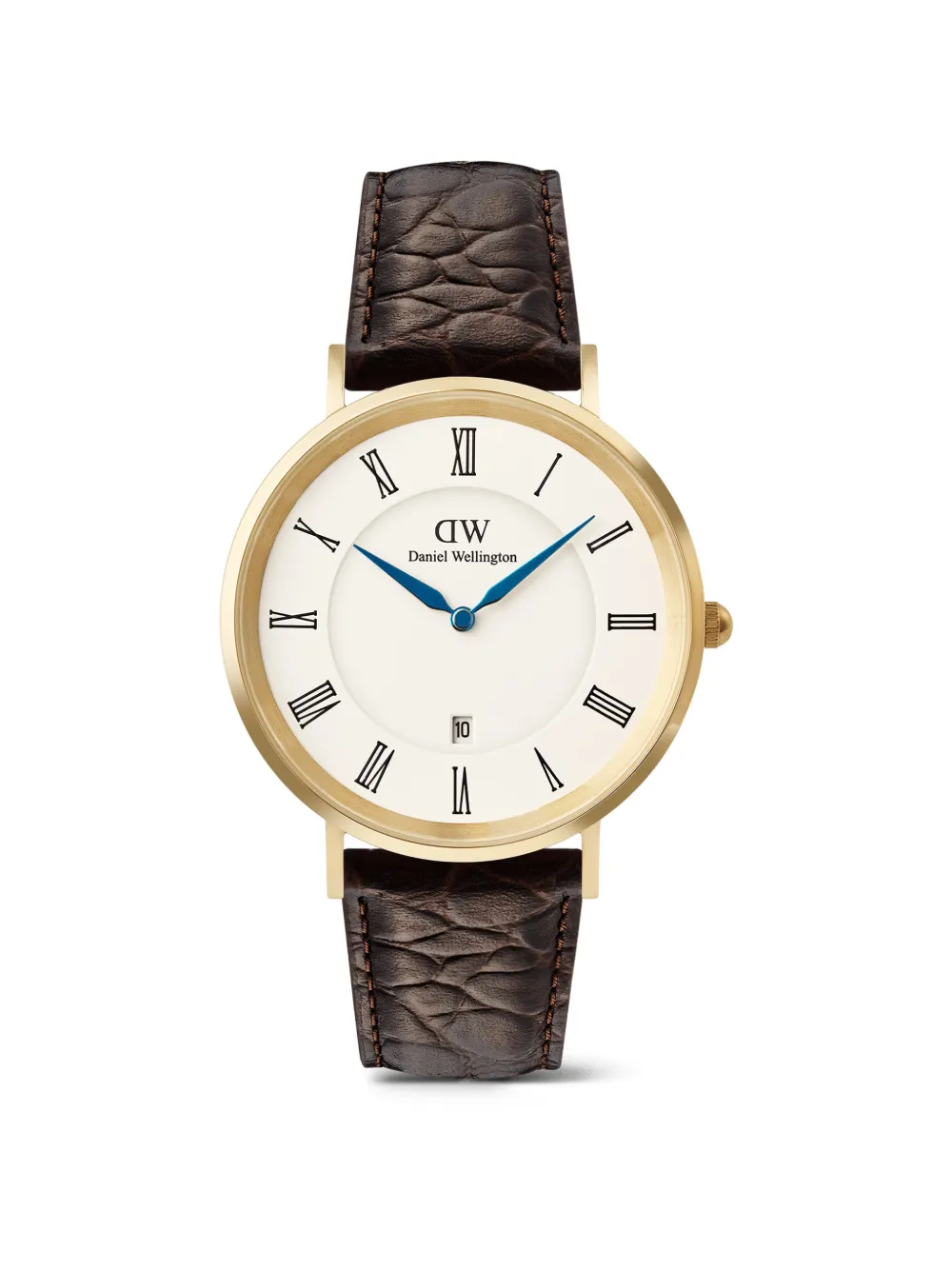 Daniel Wellington Classic Roman Numerals Date 40mm watch - Bianco