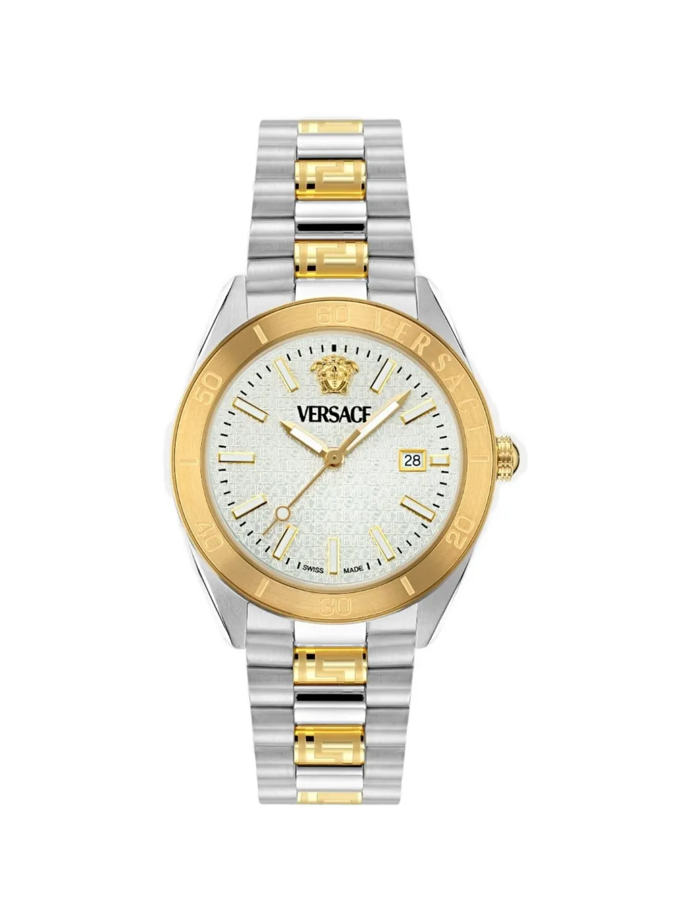 Versace V-Dome 42mm watch - Argento