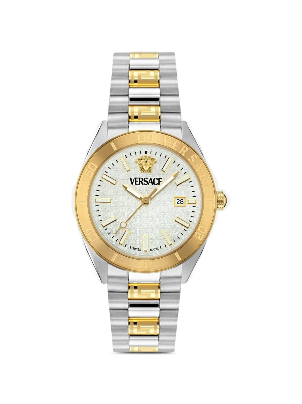 Versace V-Dome 42mm watch - Argento