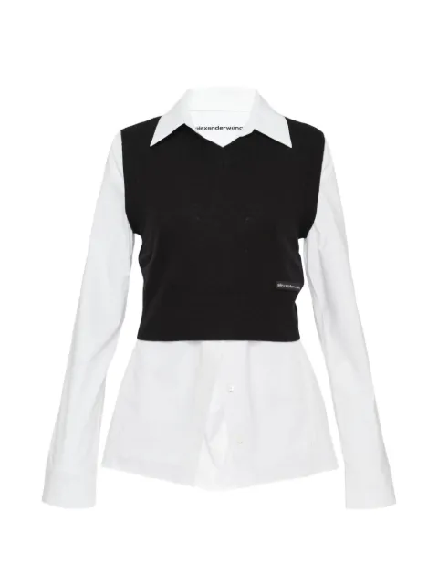 Alexander Wang layered long-sleeve shirt