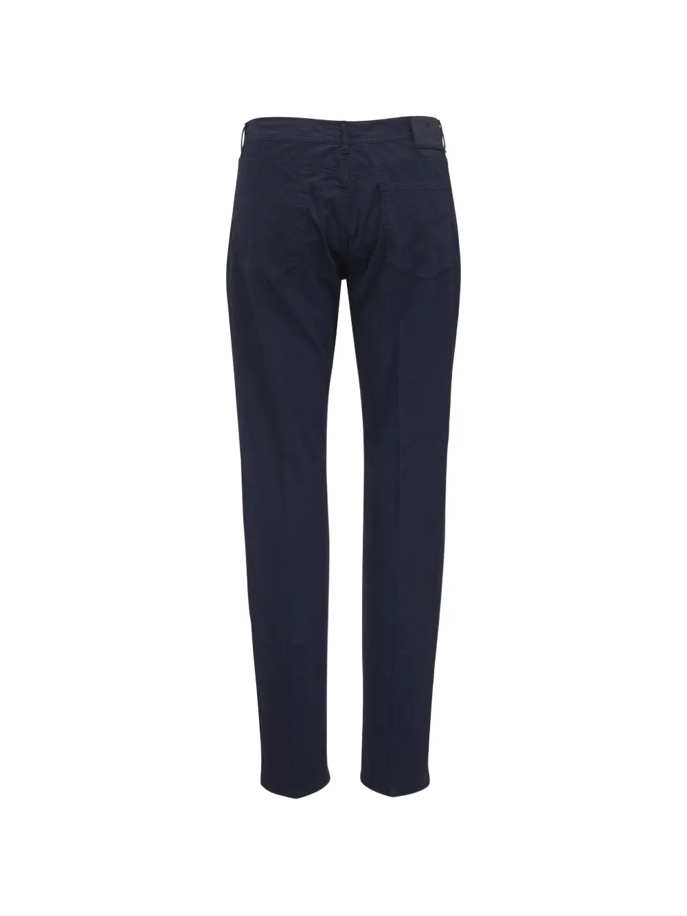 Marco Pescarolo Straight broek met logopatch Blauw