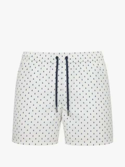 MC2 Saint Barth Lighting anchor-print drawstring swim shorts