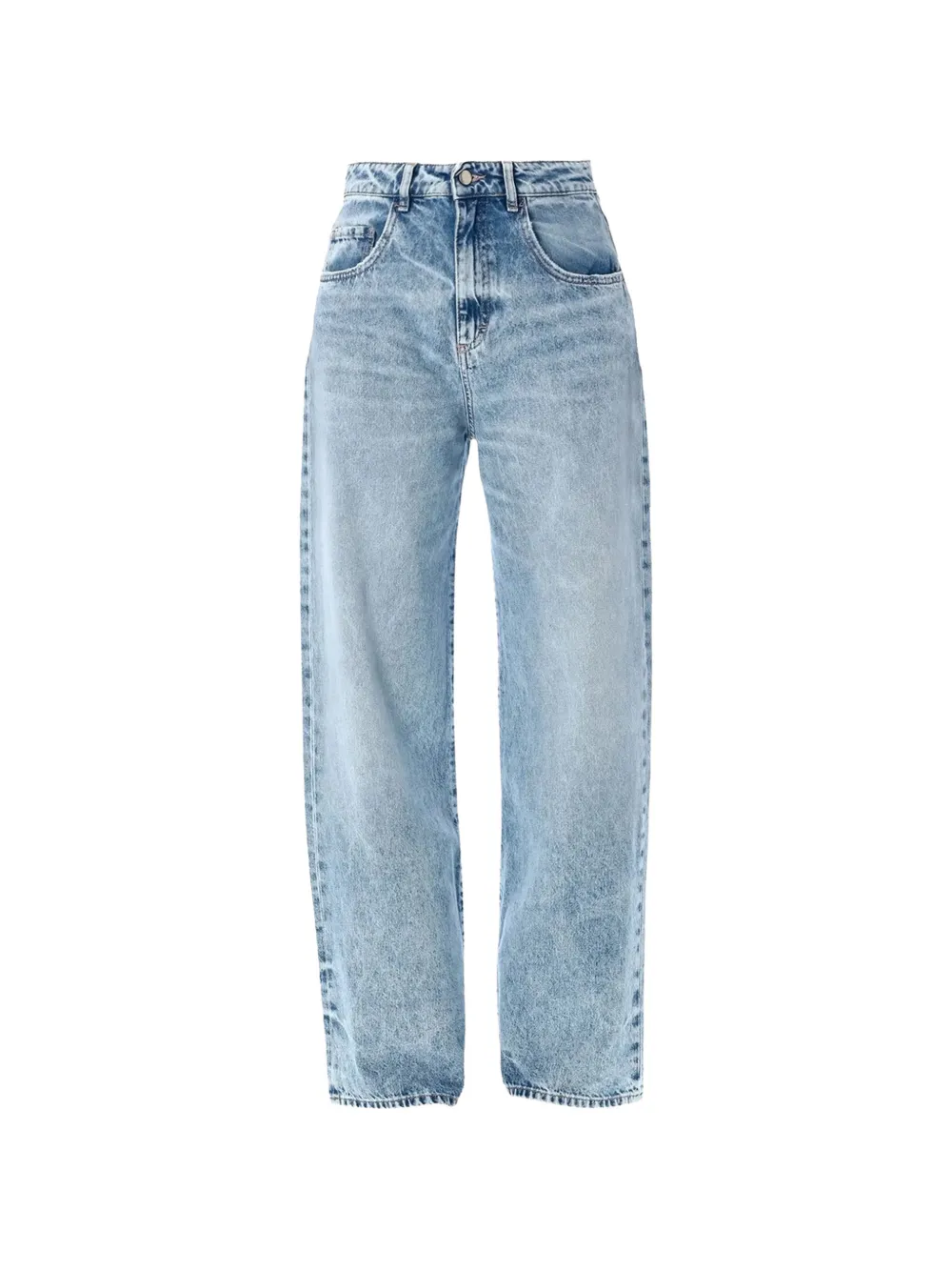 ICON DENIM Poppy Eco acid-wash jeans - Blu