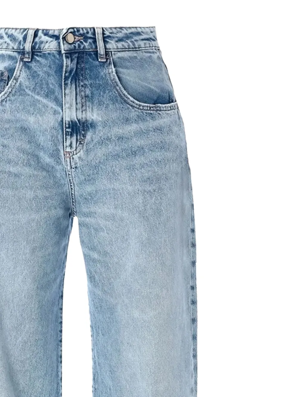 ICON DENIM Poppy Eco jeans met acid-wassing Blauw