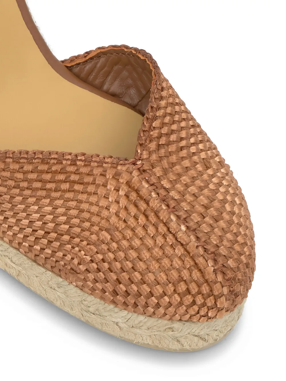 Castañer Cora espadrilles met geweven design Bruin