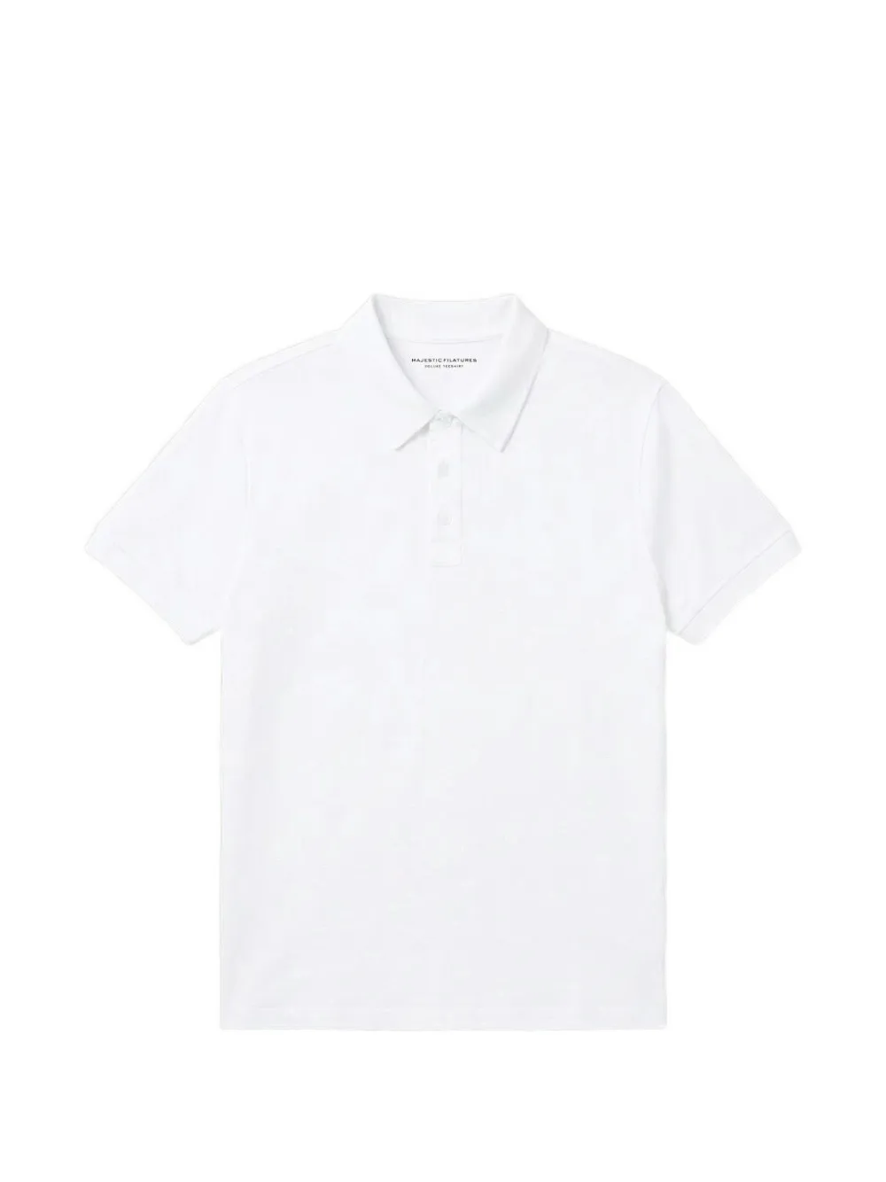 Majestic Filatures short-sleeve polo shirt - Bianco
