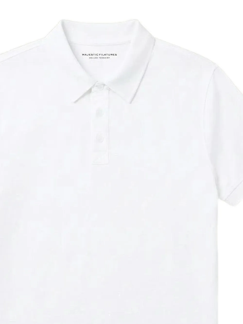 Majestic Filatures Poloshirt met korte mouwen Wit