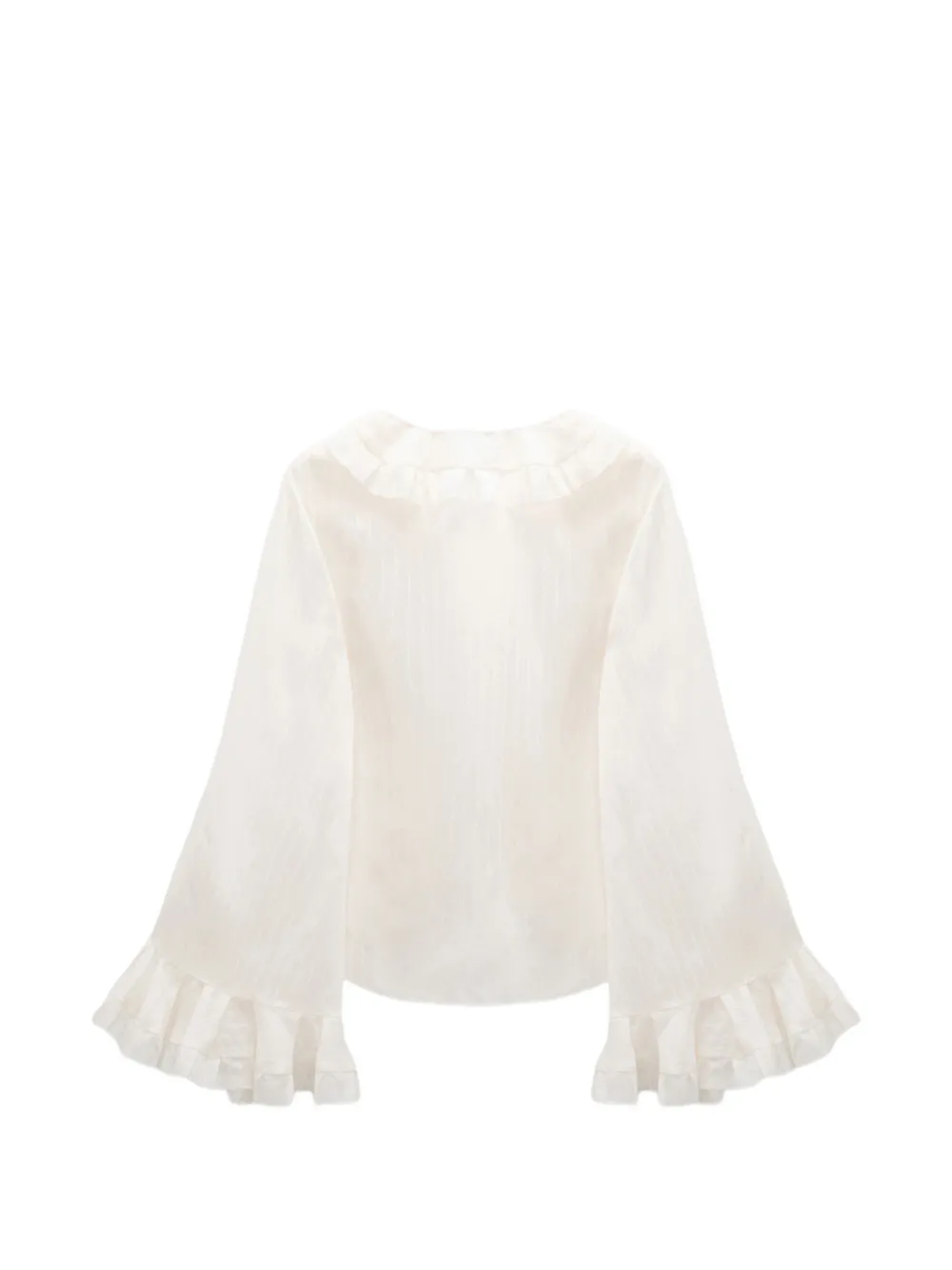 Dorothee Schumacher Blouse met ruches Beige