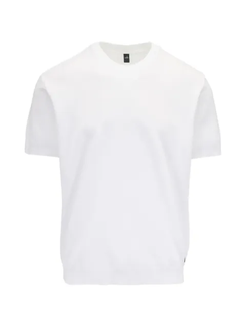 wahts piqué-weave crew-neck T-shirt