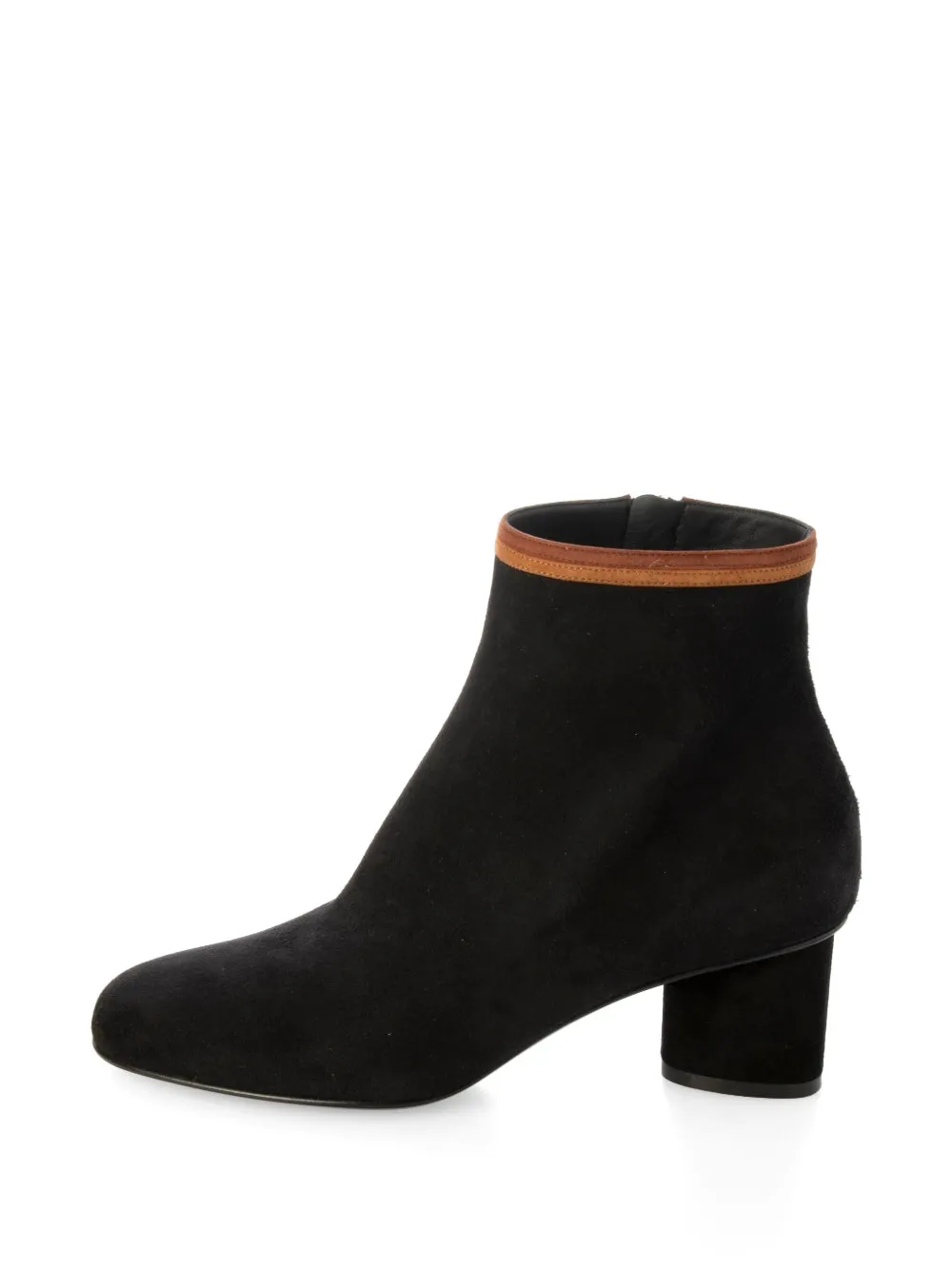 Ferragamo suede ankle boots Zwart