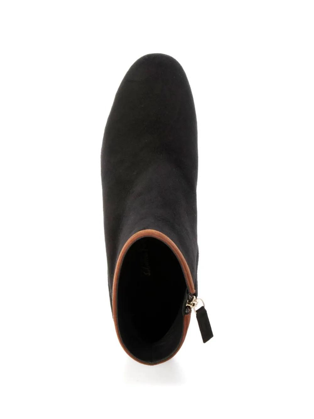 Ferragamo suede ankle boots Zwart