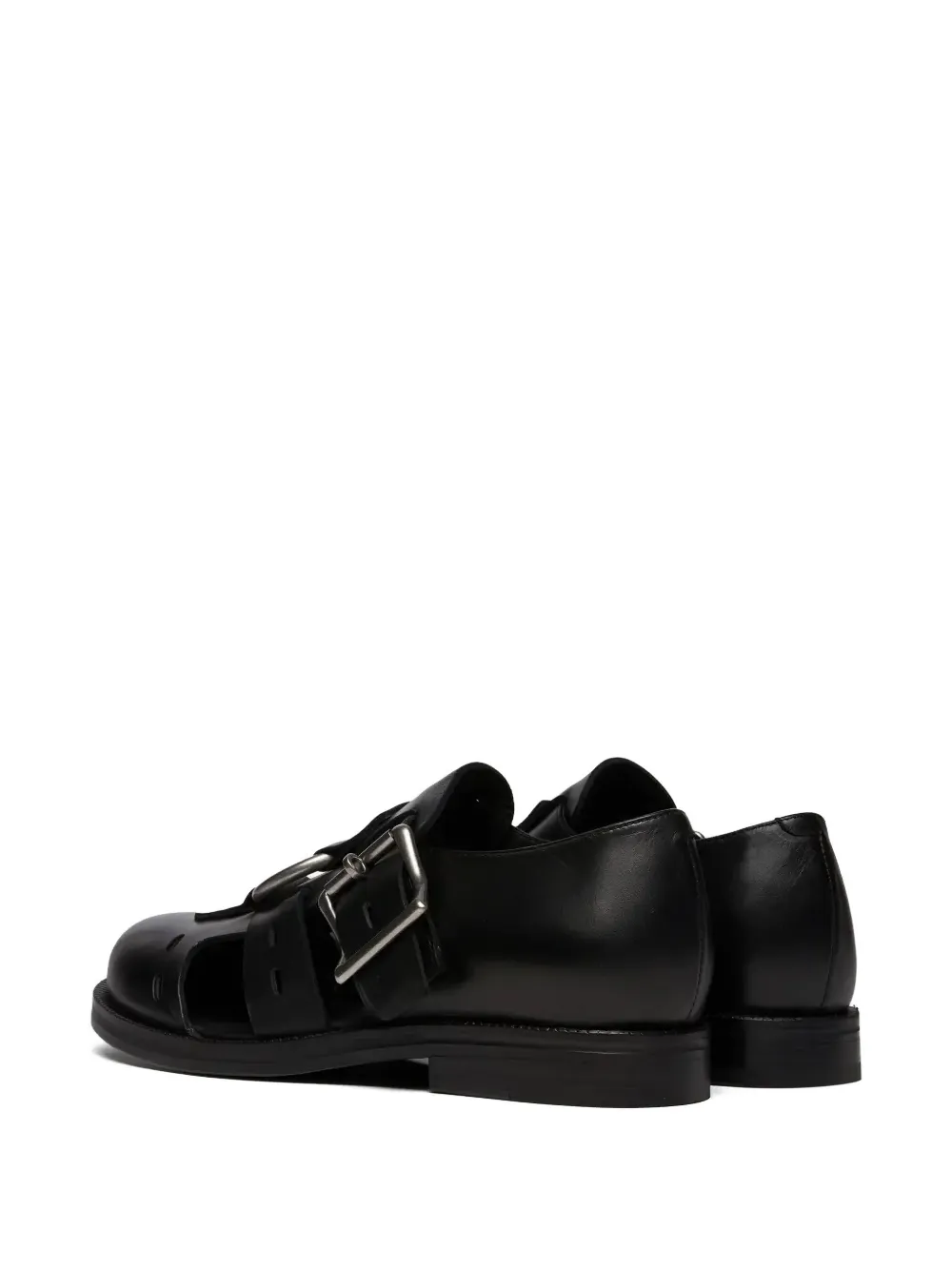 Martine Rose buckle-fastening derby shoes Zwart