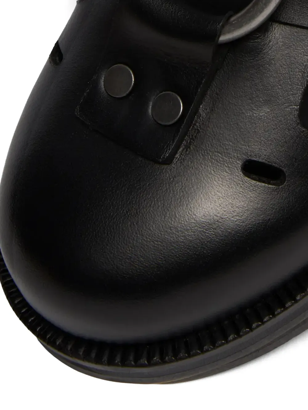 Martine Rose buckle-fastening derby shoes Zwart