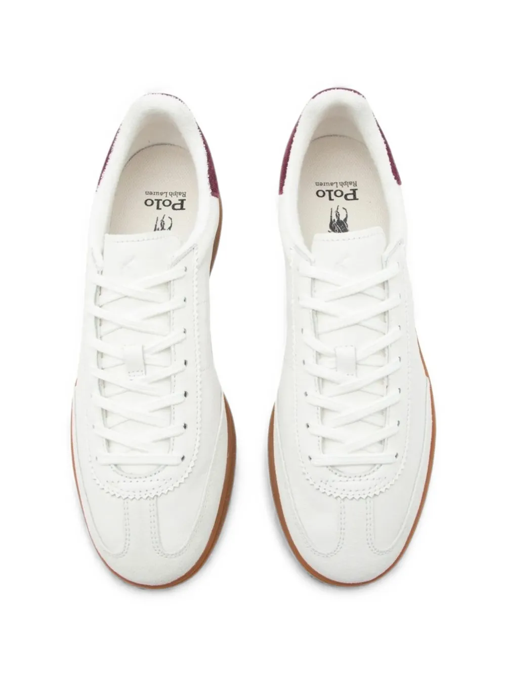 Polo Ralph Lauren Bedford logo-embroidered sneakers Wit