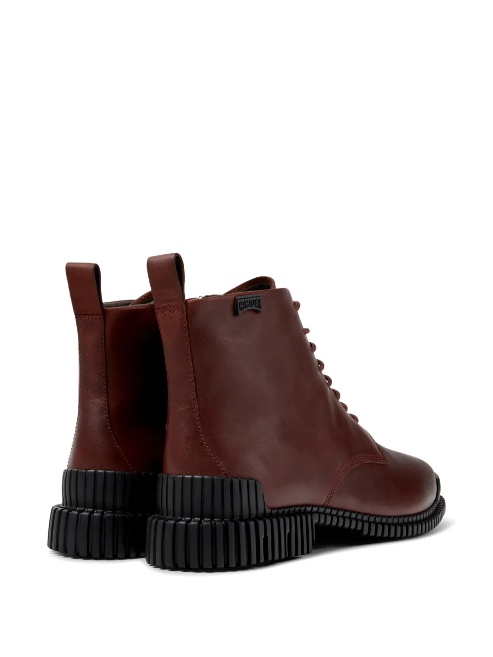 Camper Pix lace-up ankle boots Rood