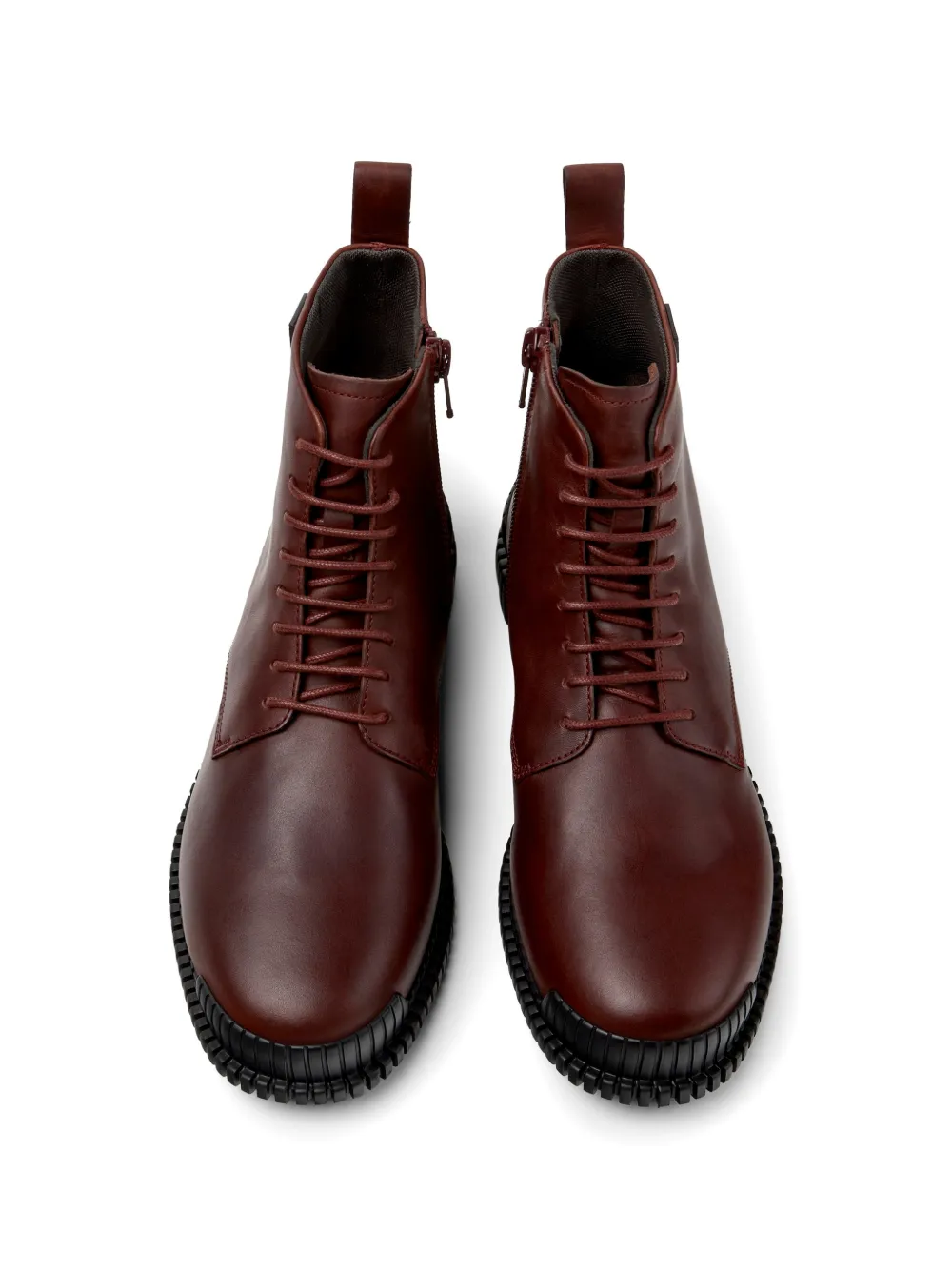 Camper Pix lace-up ankle boots Rood