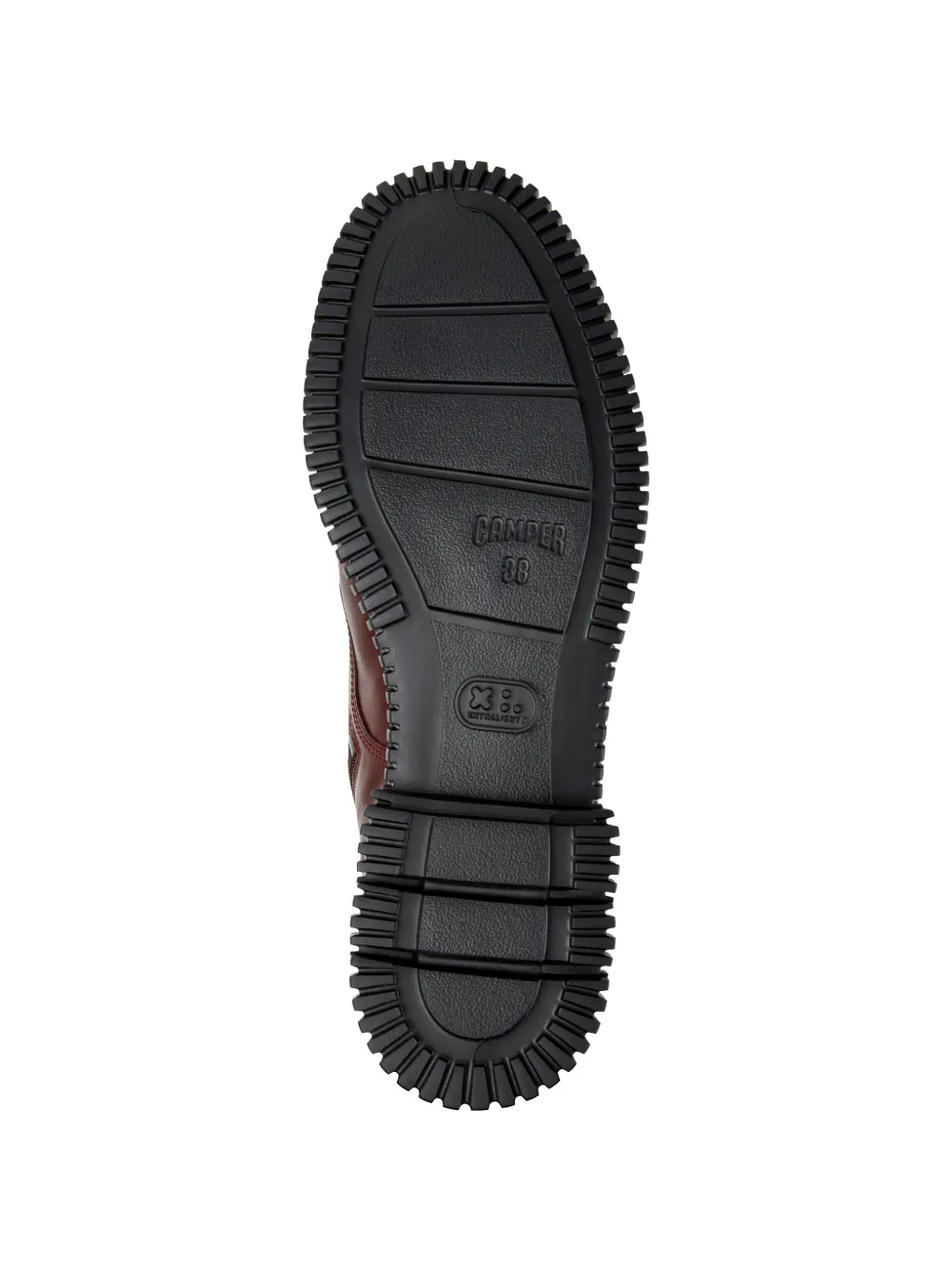 Camper Pix lace-up ankle boots Rood