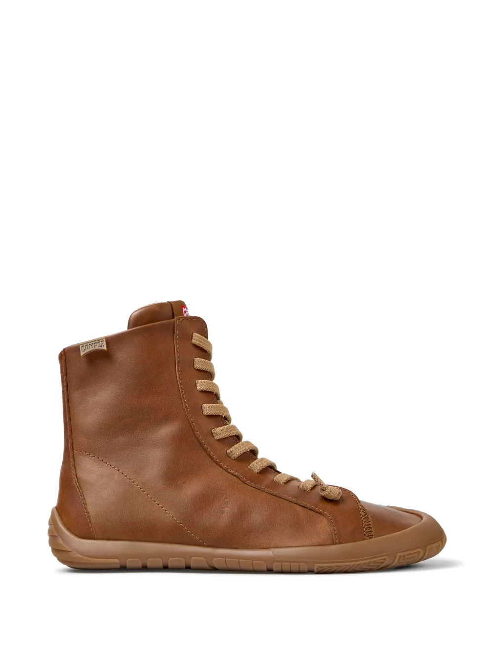 Camper Peu Path+ leather ankle boots Bruin