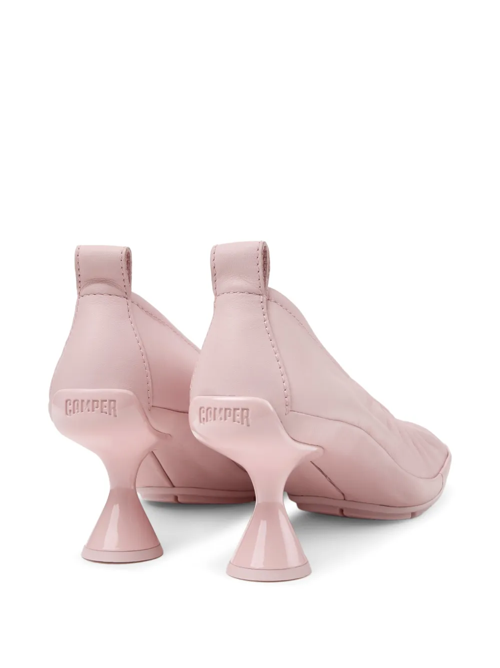 Camper Right Left leren pumps met sculpturale hak Roze