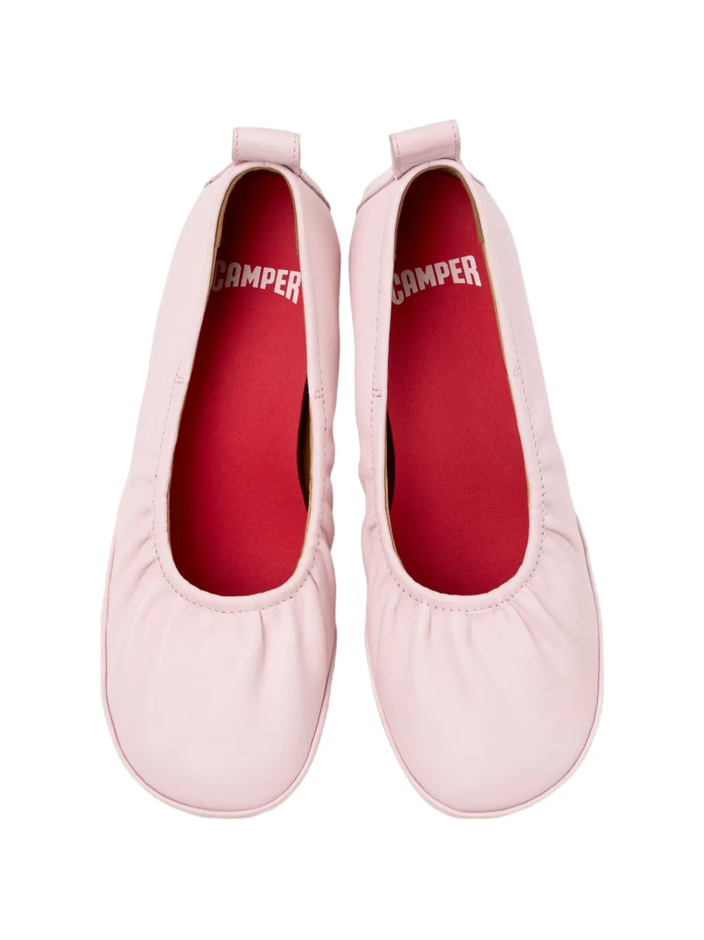 Camper Right Left leren pumps met sculpturale hak Roze